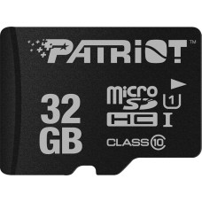 Patriot LX Series MicroSDHC 32 GB Class 10 UHS-I/U1 Card (PSF32GMDC10)