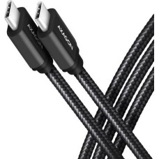 Kabel Axagon USB-C - USB-C 2m czarny (BUCM3-CM20AB)