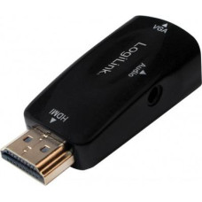 Adapter AV Logilink HDMI - D-Sub (VGA) + Jack 3,5 mm czarny (CV0107)