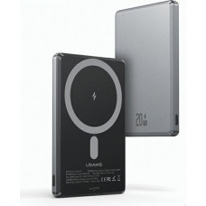 Usams Powerbank Powerbank Inductive 5000mAh MagSafe Fast Charging PD 20W Grey.