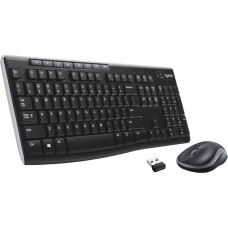 Logitech Klawiatura membranowa Logitech MK270 920-004508 (USB (Radio 2.4 GHz); kolor czarny)