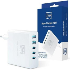 Ładowarka 3MK 140W 3xUSB-C + 2xUSB-A GaN PD QC