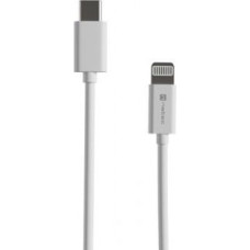 Natec LIGHTNING(M)->USB-C(M) KABEL 1M BIAŁY MFI prat
