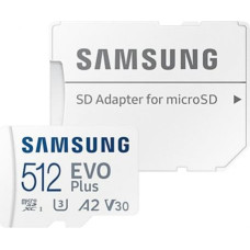 Karta Samsung EVO Plus 2024 MicroSDXC 512 GB Class 10 UHS-I/U1 A2 V30 (MB-MC512SA/EU)