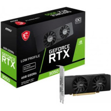 Karta graficzna MSI GeForce RTX 3050 LP 6G OC 6GB GDDR6 96bit DP/2HDMI