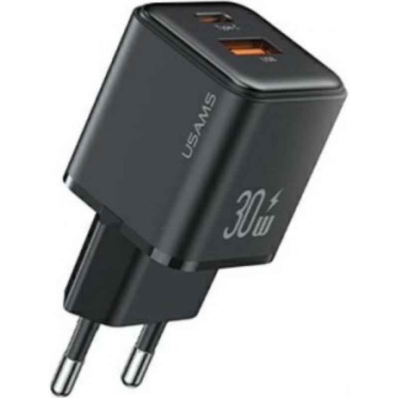 Usams Charging USB-C+USB-A PD 3.0 30W Szybkie ładowanie