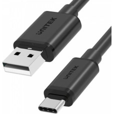 Unitek Kabel USB Unitek USB-A - USB-C 1.5 m Czarny (C14067BK )