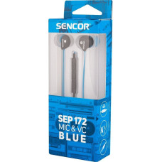 Sencor SEP 172 VCM BLUE EARPHONES.