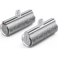 Veger Powerbank powerbank 5,000 mAh with built-in Lightning PD QC3.0 2.4A 12W PlugOn (W0573P) silver
