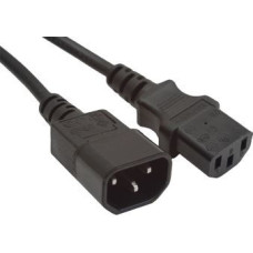 Przedłużacz zasilania Gembird VDE IEC320 C13/C14, 3 m (gruby) (PC-189-VDE-3M)