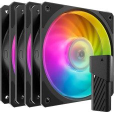 Cooler Master Wentylator Cooler Master Mobius 120P ARGB czarny 3-pack (MFZ-M2DN-243P2-R1)
