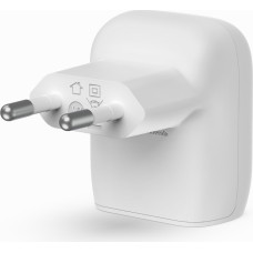 Belkin Ładowarka Belkin Belkin WCA006VF1MWH-B6 ładowarka do urządzeń przenośnych Smartfon Biały Prąd przemienny Szybkie ładowanie Wewnętrzna