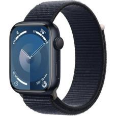 Apple Watch Series 9 GPS 45 mm Midnight Aluminiowa koperta z pętlą sportową Midnight