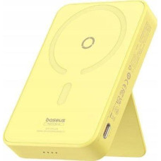 Baseus Powerbank OS- MagPro Magnetic Bracket Wireless Fast-Charging Power Bank 5000mAh 20W Lemon Yellow (with Simply Series Charging Cable Type-C to Type-C (20V/3A) 30cm White)
