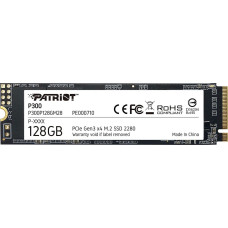 Patriot SSD P300 128GB M.2 2280 PCI-E x4 Gen3 NVMe (P300P128GM28)