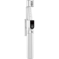 Dudao Selfie stick Selfie stick and tripod F18W remote BT white