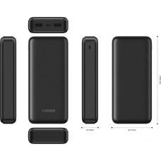 4Kom.pl Powerbank Powerbank External Battery VEGER A20 - 20,000mAh black (W2015).