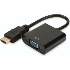 Adapter Digitus AV HDMI - D-Sub (VGA) + Jack 3,5 mm czarny (DA-70461)