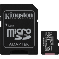 Kingston Karta Kingston Canvas Select Plus MicroSDXC 256 GB Class 10 UHS-I/U3 A1 V30 (SDCS2/256GB)