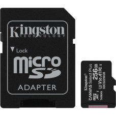 Kingston Canvas Select Plus MicroSDXC 256GB Class 10 UHS-I/U3 A1 V30 card (SDCS2/256GB)