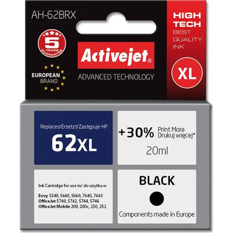 Activejet AH-62BRX Ink (black)