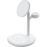 Green Cell Greencell MagScape Stand 3-in-1 MagSafe Inductive Charger for iPhone, Apple Watch, AirPods and other wireless headphones