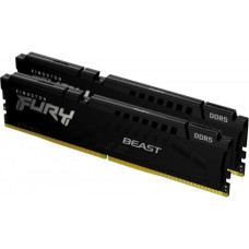 Pamięć Kingston DDR5 Fury Beast 16GB(2*8GB)/6000 CL30 XMP czarna
