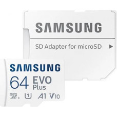 Samsung Karta Samsung EVO Plus 2024 MicroSDXC 64 GB Class 10 UHS-I/U1 A1 V10 (MB-MC64SA/EU)