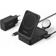 Anker MagGo 15W 3-w-1 składany czarny EU