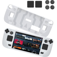 JYS Case Cover Case + Button Eraser Covers for Steam Deck / White / -sd011