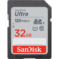 Sandisk Ultra SDHC 32 GB Class 10 UHS-I/U1 card (SDSDUN4-032G-GN6IN)