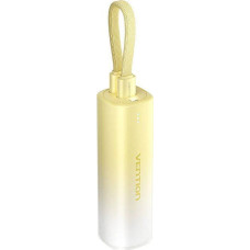 Vention Powerbank Powerbank 5000mAh FHWY0 20W + USB-C to lightning cable (yellow)