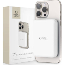 Tech-Protect Powerbank PB11 LIFEMAG MAGSAFE POWER BANK 10000MAH WHITE