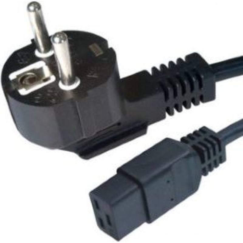 Gembird KABEL ZASILAJĄCY SERWEROWY C19 (SCHUKO/IEC320) 16A, 1.8M, CZARNY
