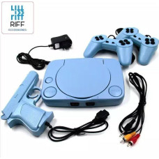 Riff RF-2GUN retro console with 22 8-bit games with 2 joysticks + game gun