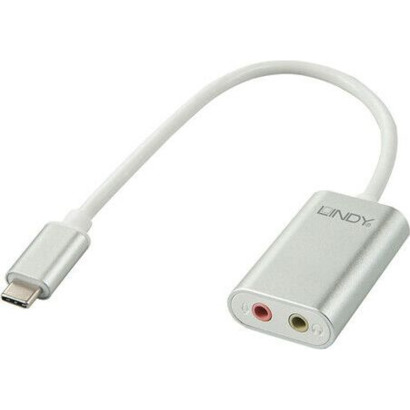 Adapter audio Lindy USB typu C (42711)