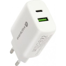 Everactive Charger Charger SC-370Q with USB QC3.0 and USB-C PD PPS 25W.
