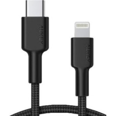 Aukey CB-CL02 NYLONOWY KABEL USB C-LIGHTNING 1.2M
