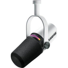 Mikrofon Shure MV7+-W - Mikrofon wykładowy/wokalny ze złączem XLR/USB-C Biały