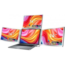 Przenośne monitory do laptopów Extralink Smart Life S780 14'', 3 monitory, IPS, 1920x1200
