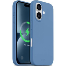 Etui Crong iPhone 16 MagSafe Color Cover niebieski