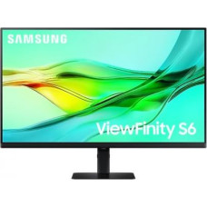 Monitor Samsung 32 cale ViewFinity S60UD IPS 2560x1440 WQHD 16:9 1xHDMI 2xDP(In+Out) 1xUSB-C 90W 3xUSB 3.0 LAN KVM 5ms PinP/PbyP 100Hz HAS+PIV płaski 3YOn-Sit