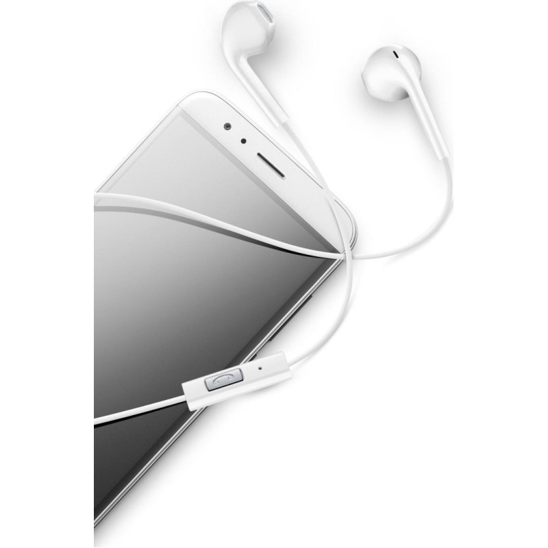 Cellular Line Headphones WHITE CAPSULE UNIV. MIC EARPHONE