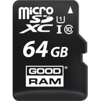 Goodram Karta GoodRam MicroSDXC 64 GB Class 10 UHS-I/U1  (M1AA-0640R12                   )