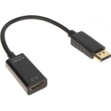 Adapter Noname DisplayPort - HDMI AV czarny (DP-W/HDMI-G)