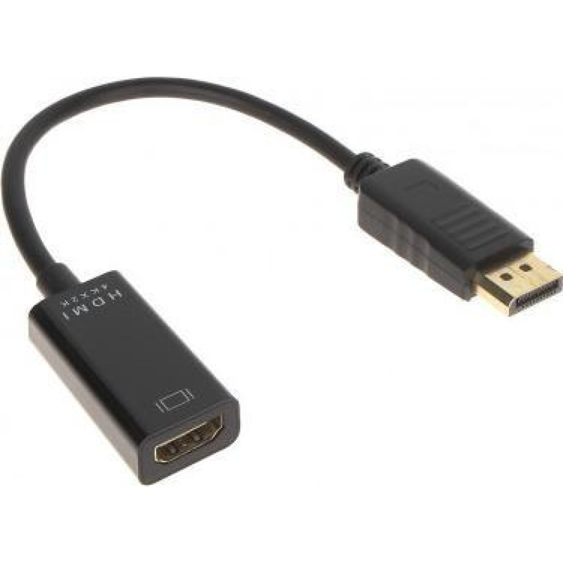 Adapter Noname DisplayPort - HDMI AV czarny (DP-W/HDMI-G)