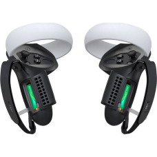 Kiwi Design Controller cover with battery hole and Q1 PRO-2.2 holder for Meta Quest 2 black