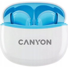 Canyon Headphones Earphones docked TWS-5 Case Blue