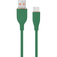 Kabel USB do ładowania i transmisji danych Gembird Type-C, 1,5 m, zielony