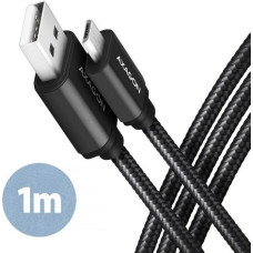 Axagon BUMM-AM10AB kabel MicroUSB USB-A, 1